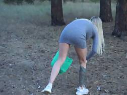 20 min - Outdoor banging pussy licking