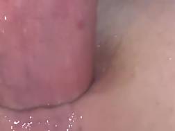 4 min - Jizz butt close anal