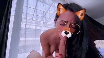 foxy cum facial