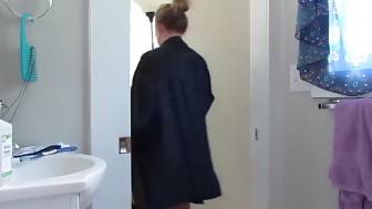 spying sexual blonde naked