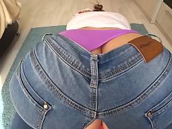 12 min - Denim booty penetrated anal