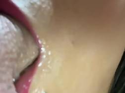 7 min - Closeup gag swallowing cum