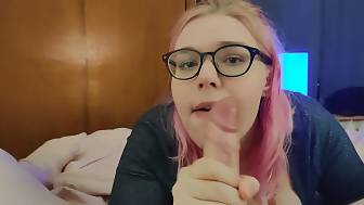 pink hair lets cum