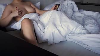 babe huge titties morning