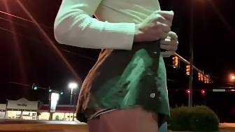 risky sissy public flashing