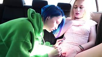 translady girlfriend naughty car