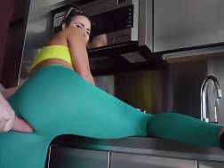 9 min - Yoga pants tease jizz