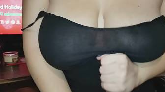 big tit roommate sloppy