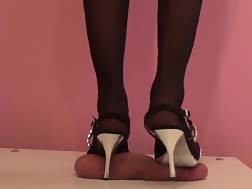 6 min - Heels tease prick ball