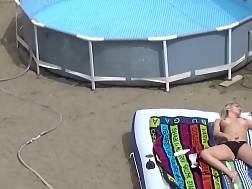 9 min - Watching balcony ejaculating outside