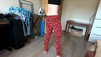 teen filled sperm yoga