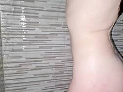 3 min - Caught fingering shower spy