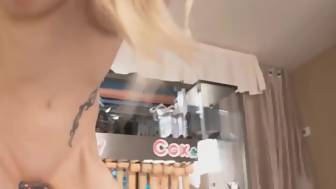 big boobies blondie bangs