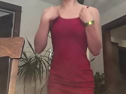 6 min - Strip tease teenager dress
