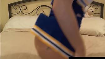 cheerleader fucks hard cock