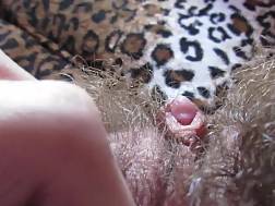 6 min - Closeup unshaved pussy big