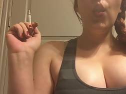 7 min - Curvy redhaired teenager smoking