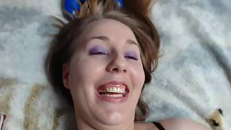 live deep throating blowjob