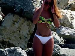 17 min - Beach voyeur bikini spy