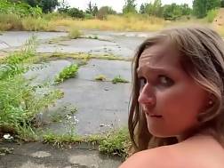 6 min - Lighthaired outdoors dicked