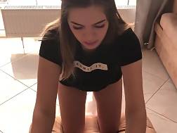 6 min - Ejaculation black dress