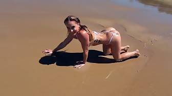 drilled open public beach