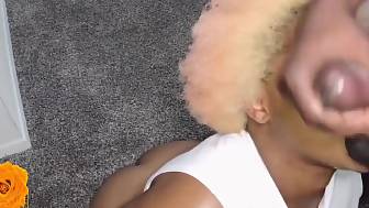 cream guy happy finishing