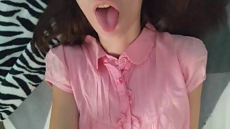 petite girl teases rubs