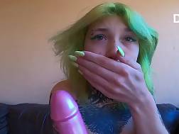 Free Green Hair Blowjob Porn Videos