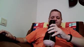 hot buddy penetrates fleshlight