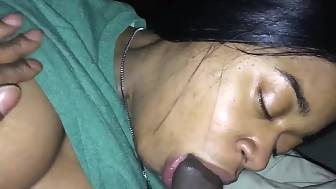 hoe throat creampie