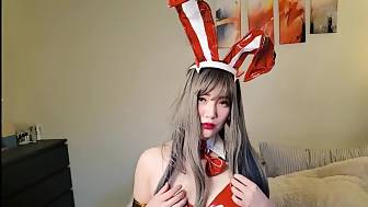 made sperm bunny costume