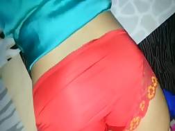 13 min - White leggings exposing butt