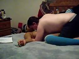 Fat white nerd makes a sextape with his black gf
