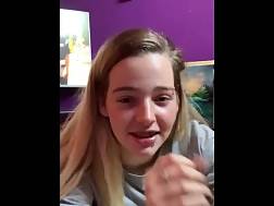 3 min - Blondie teen suck
