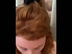 5 min - Redhead sucking big white