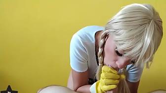 suck gloves made jizz