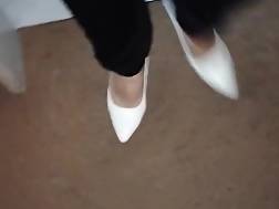 10 min - Wearing wifes heels