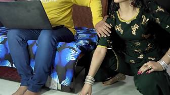 sexy indian maid sucking