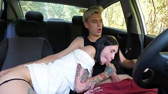 trip sister blowjob