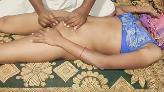desi wife body massage