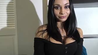 latina bimbo sperm face