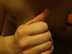 4 min - Closeup blowing penis couch