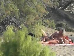 28 min - Nudist swinger couples beach