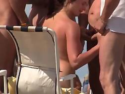 6 min - Nudist voyeur couples beach