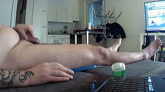 long masturbating awesome sperm