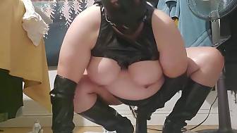 bbw latex bitch fucking