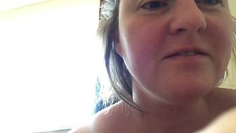 close solo selfie dildoing