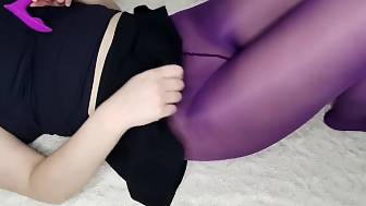 vibrator masturbation pantyhose