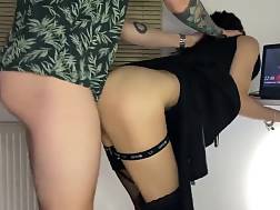 9 min - Stockings banged